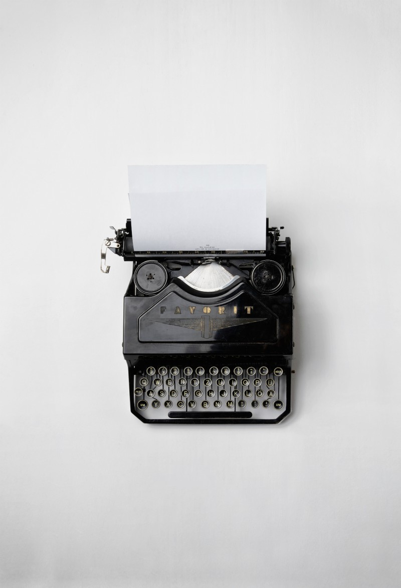 solitary typewriter (main message homepage)